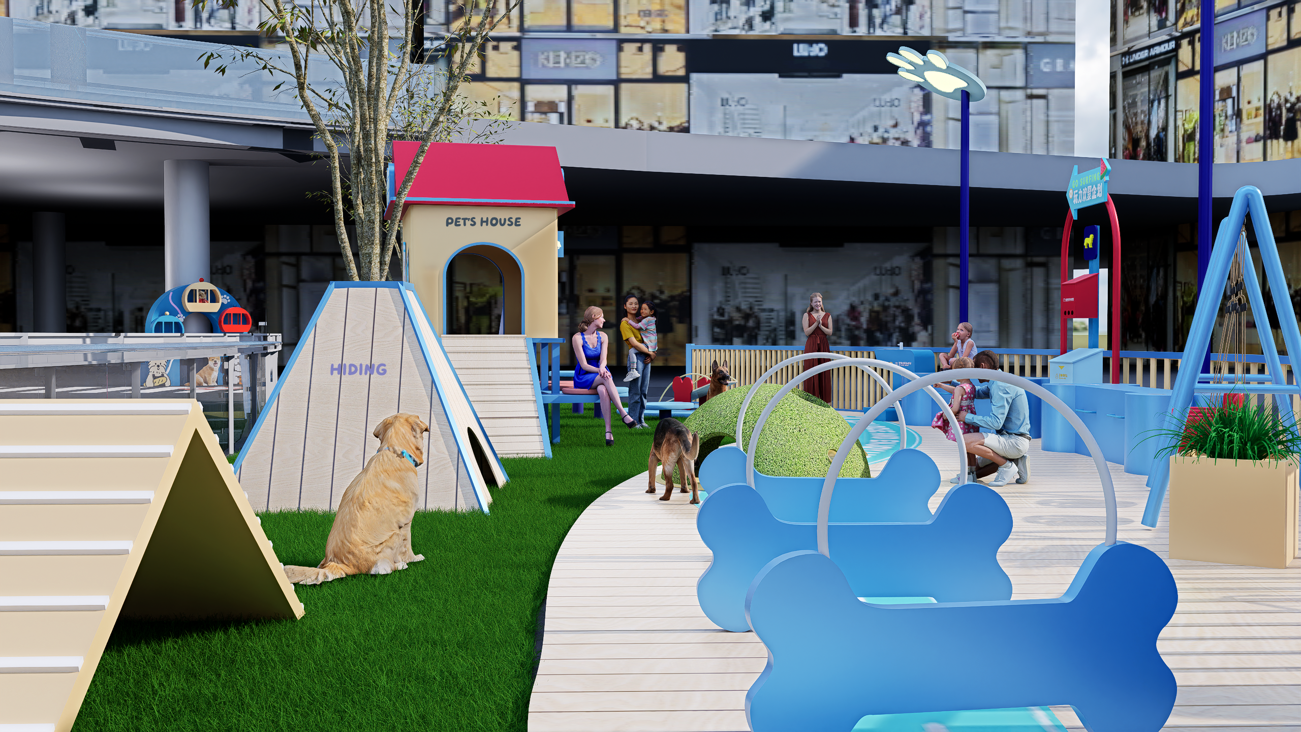 汪托邦—商业宠物乐园设计案例-11