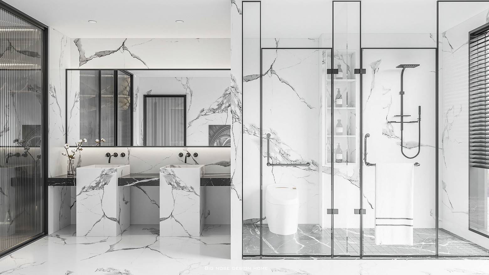 Big nose设计 现代写意别墅-19