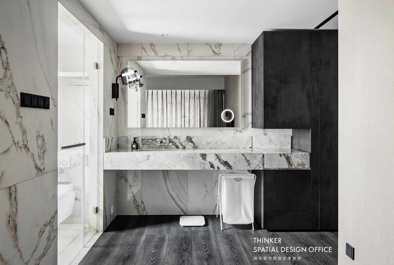 诗享家设计 | 140㎡高级灰现代简约住宅,生活不寻常-70