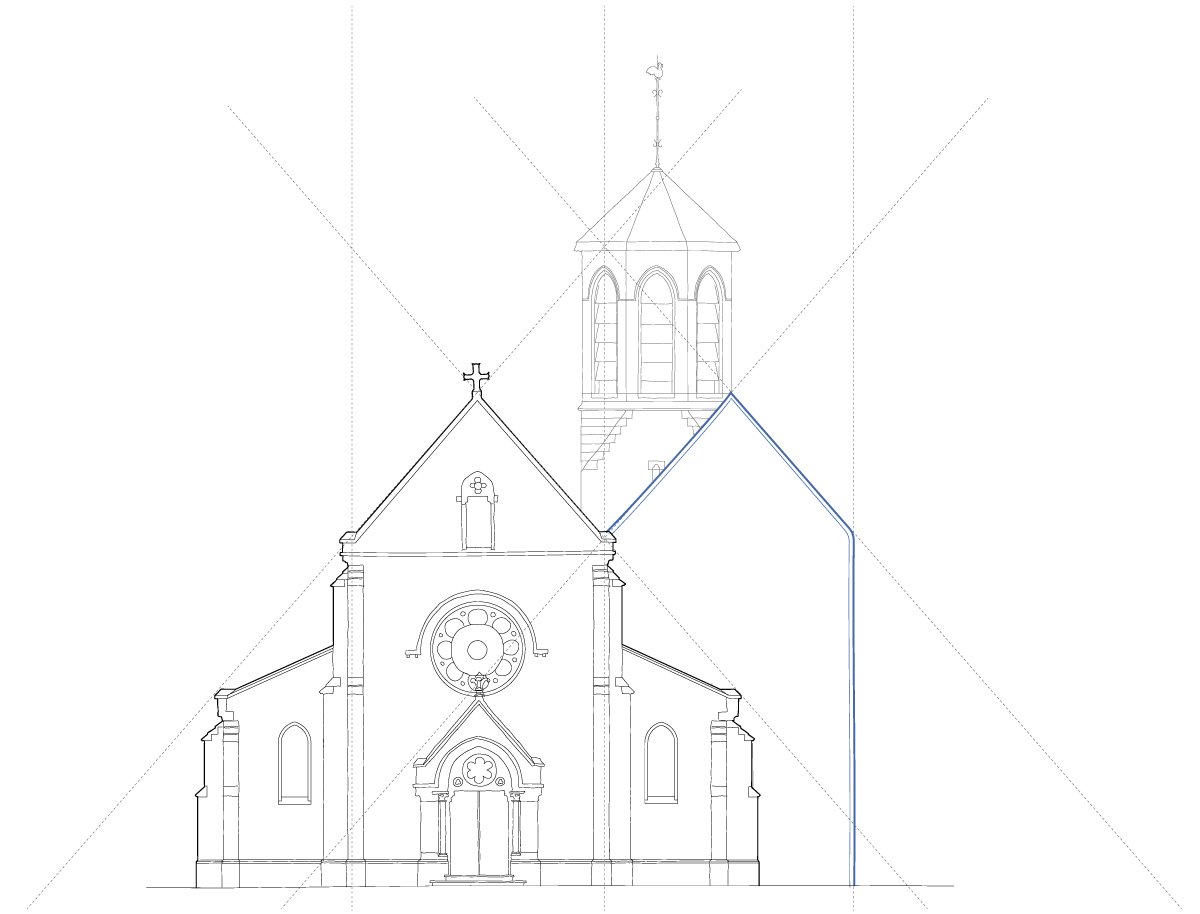 前教堂改造为兼具社区功能的办公楼丨比利时丨OFFICEU architects for urbanity-19
