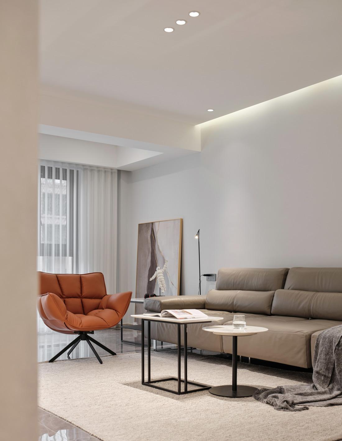 150㎡极简大平层设计-11