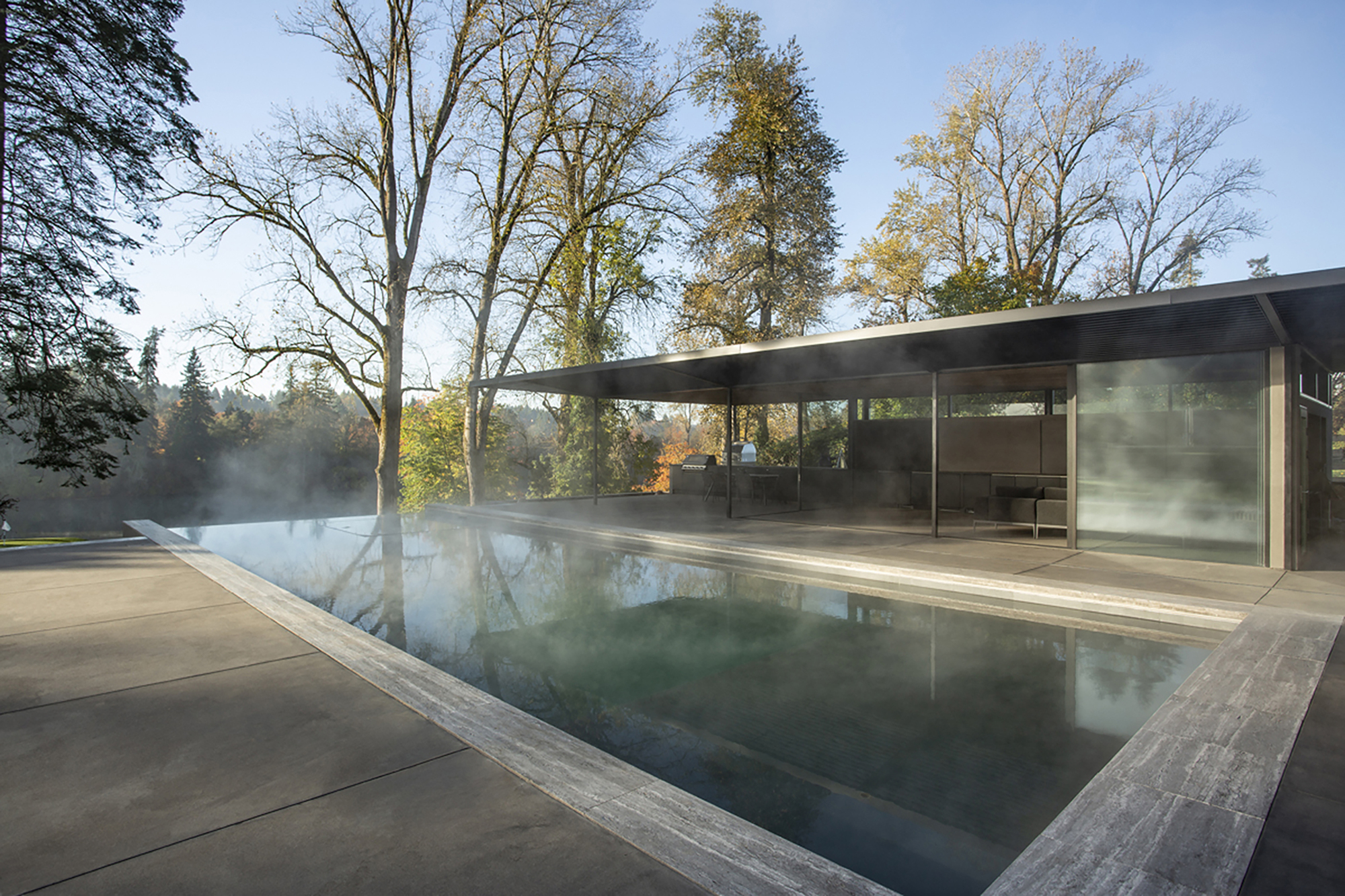 威拉米特泳池房丨美国俄勒冈丨Fieldwork Design and Architecture-22