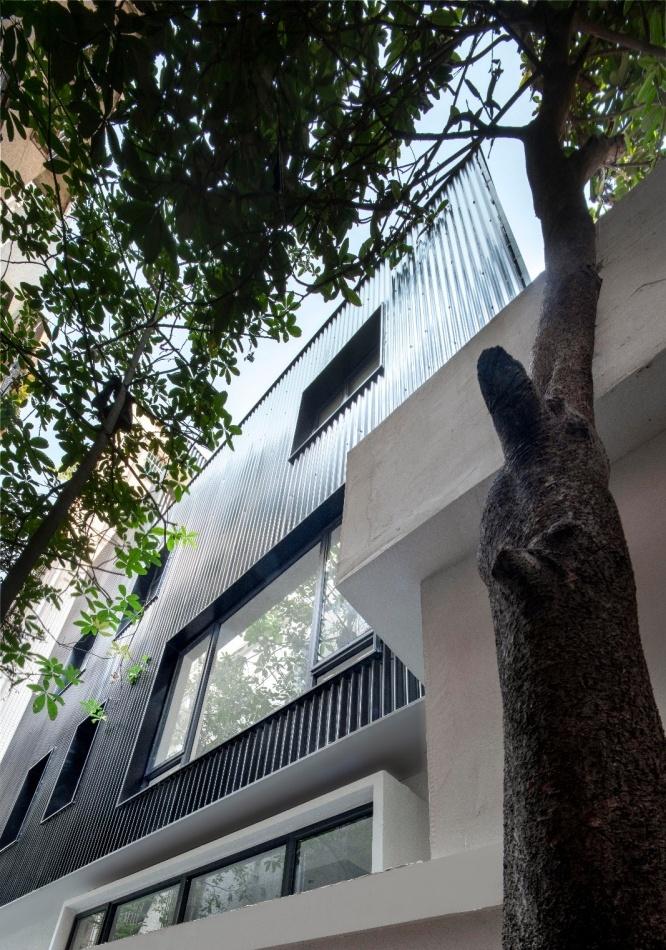 欧源空间设计-深圳丨办公建筑丨南山“黑”空间办公空间建筑外观设计-8