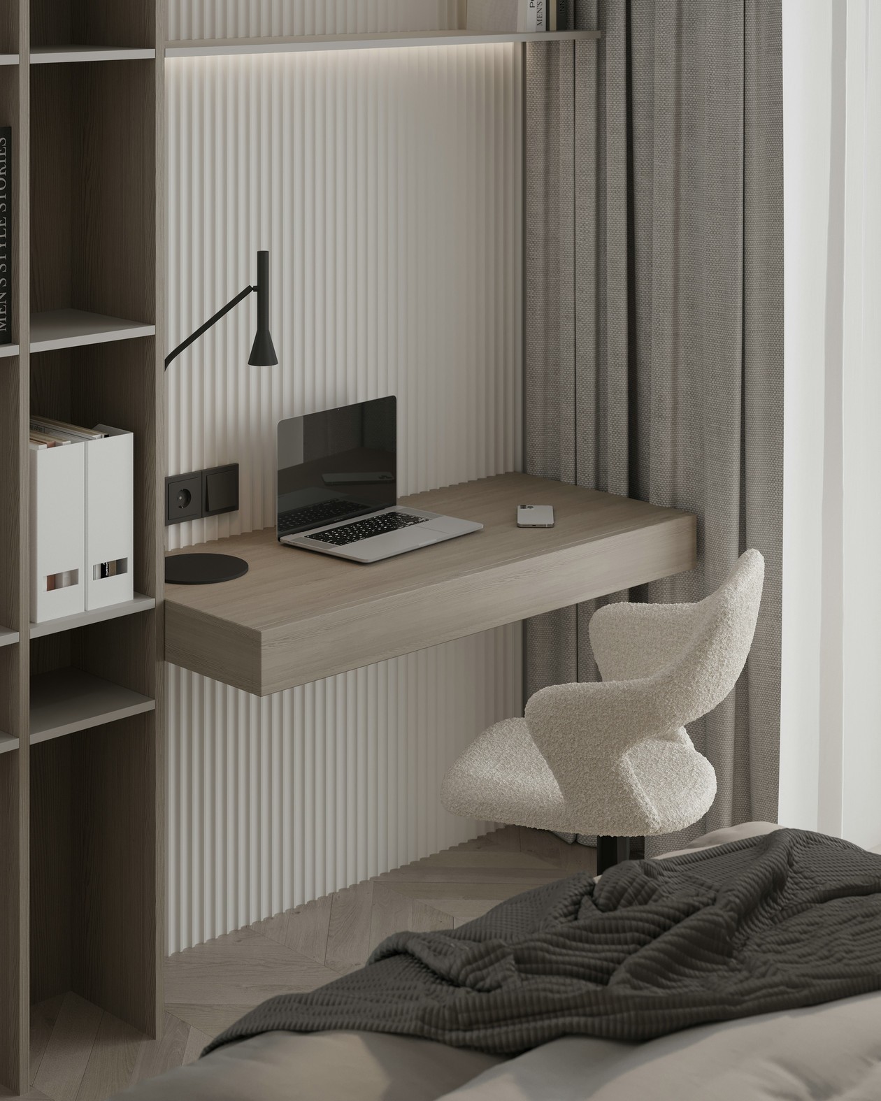 91㎡简约风住宅设计 既精致又有质感！-9