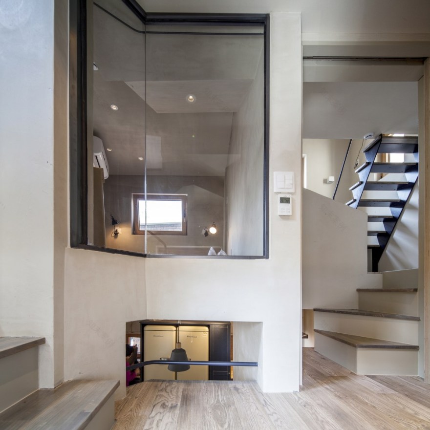 首尔“裂缝”之家 | 小地块中的大空间设计-32