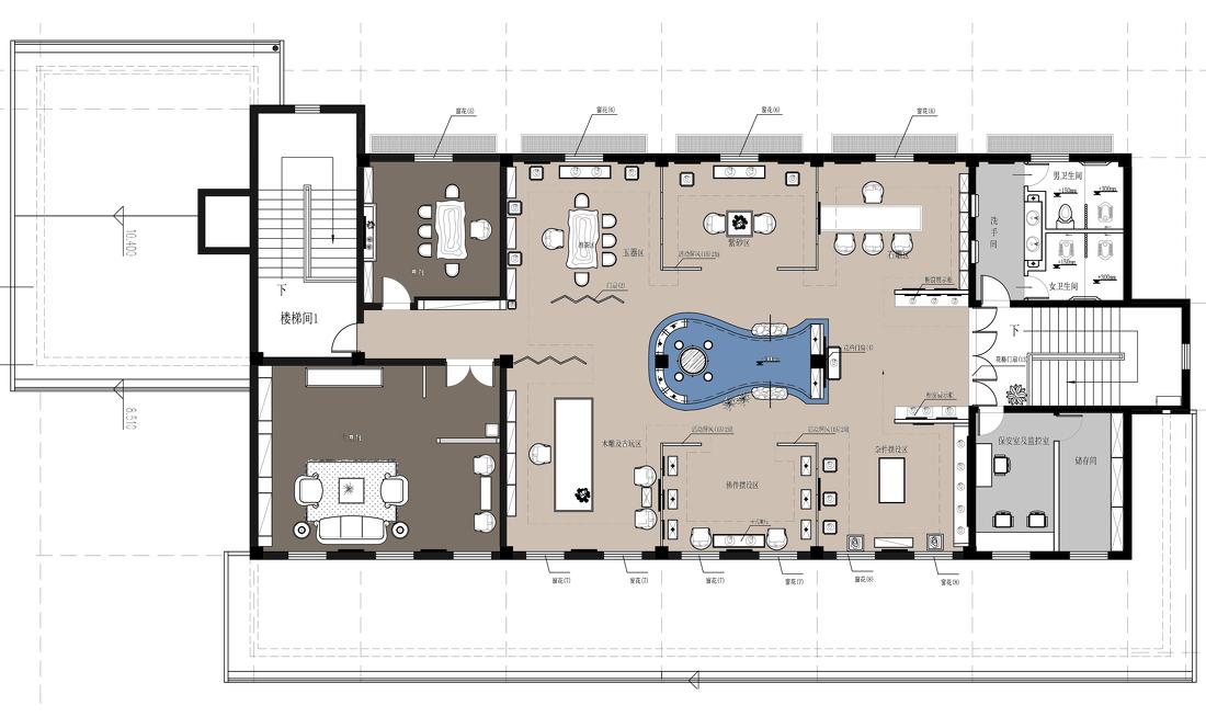 私藏会所 | 艺术长廊与雕花木门的完美融合-46