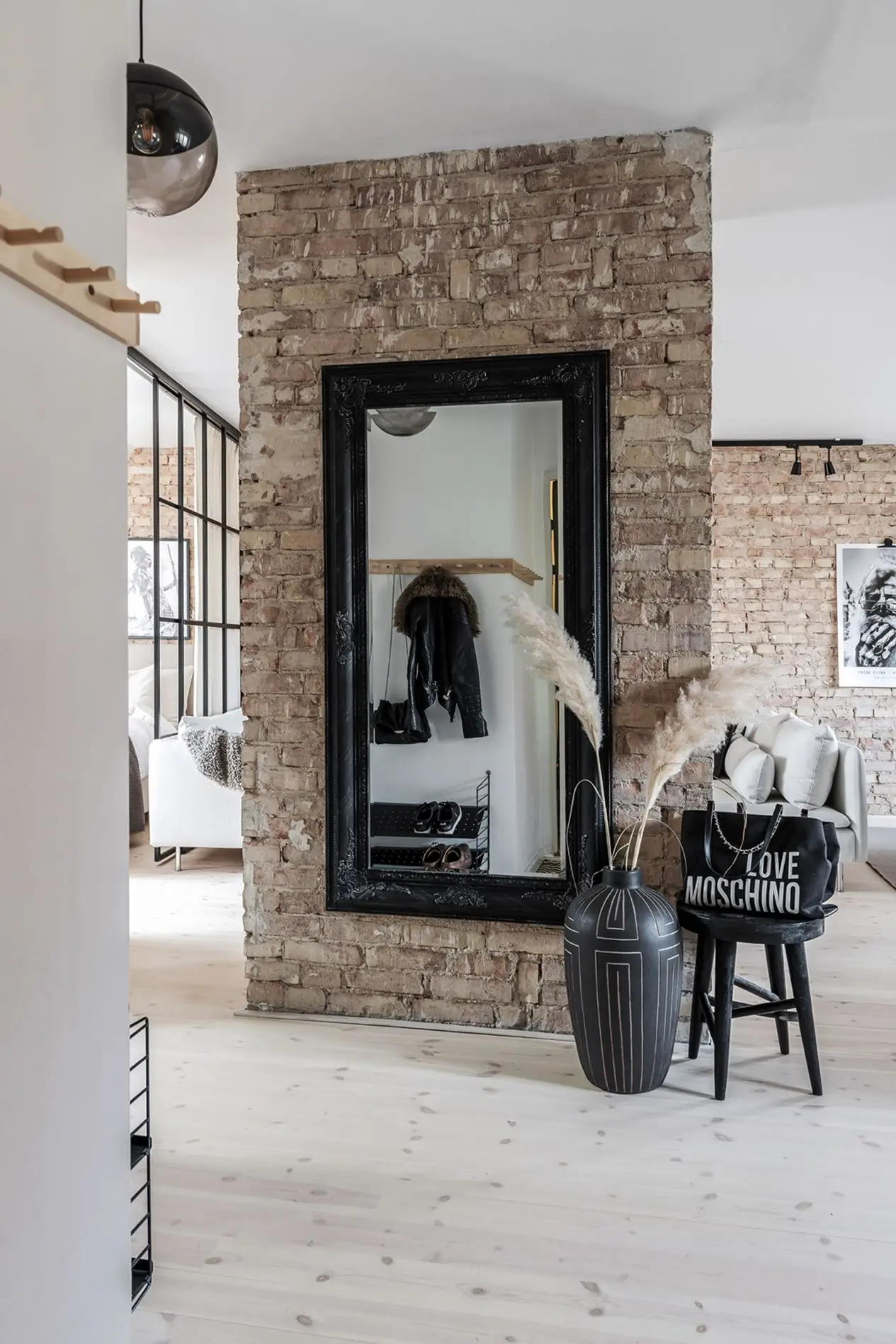 瑞典 54m2 复古一居室公寓设计-2