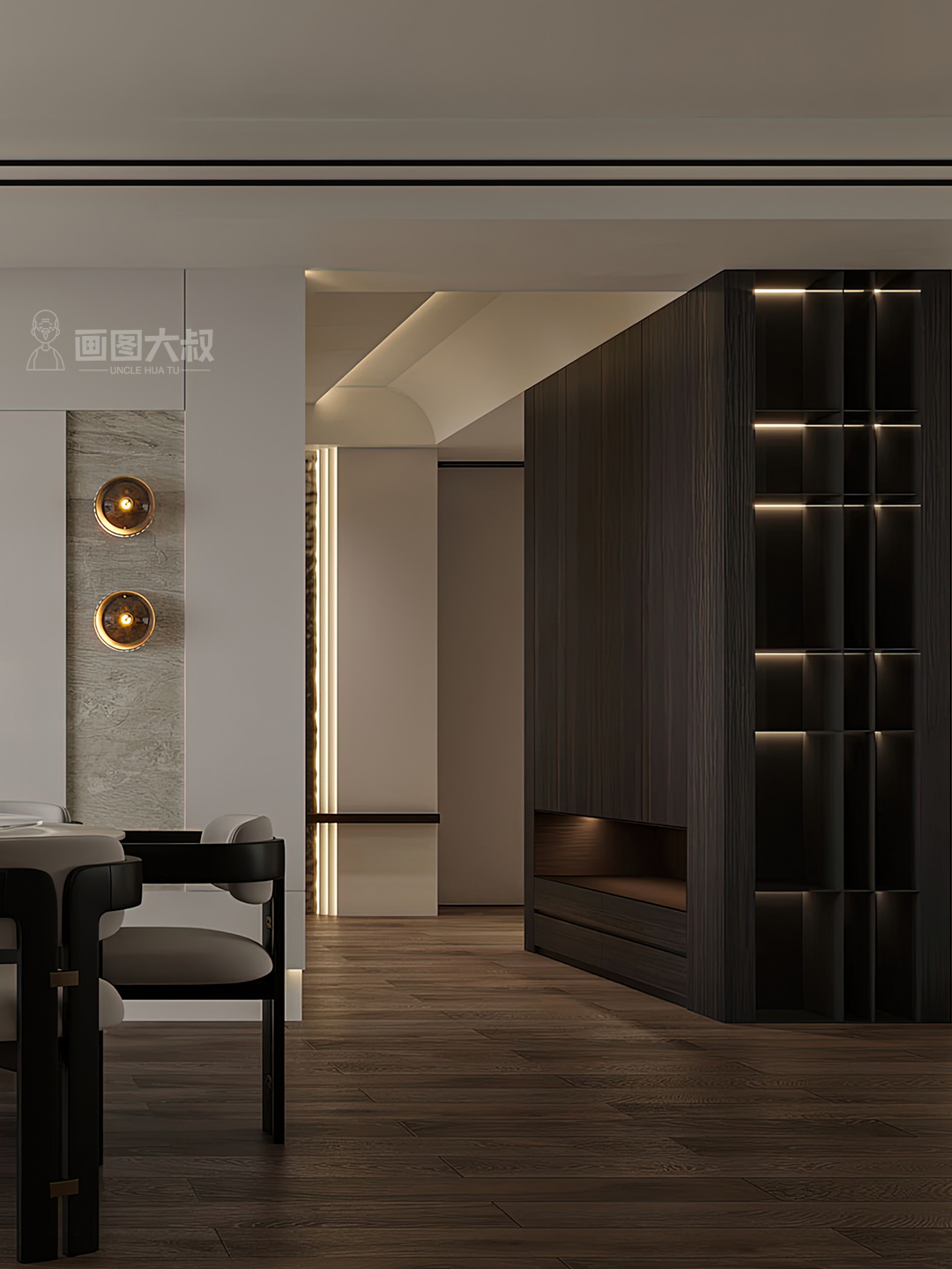 现代复古风效果图-11