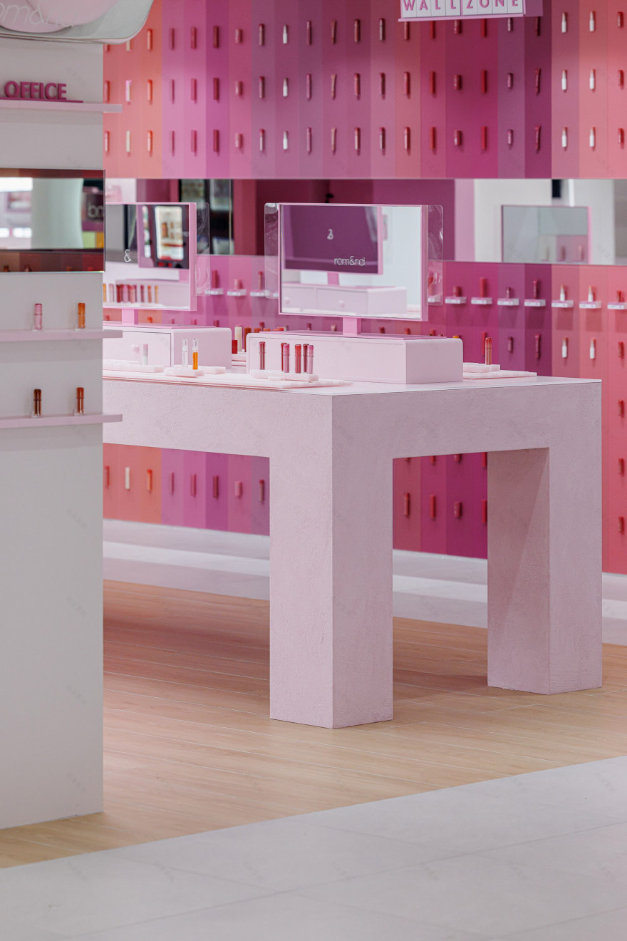 Rom&nd Flagship Store, Pink Office in Seongsu-15