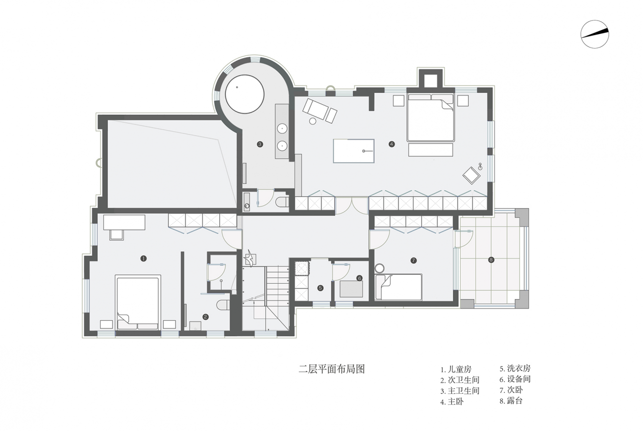 天津湖畔叠境400㎡别墅丨中国天津丨集见设计-57