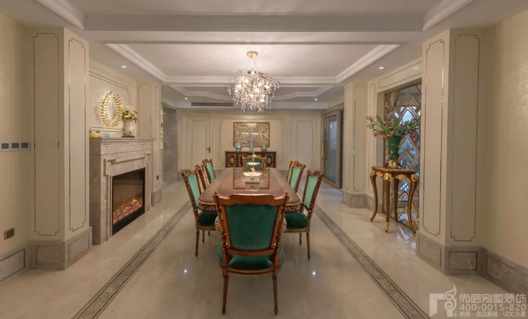 法式轻奢独栋别墅丨尚层别墅装饰-32