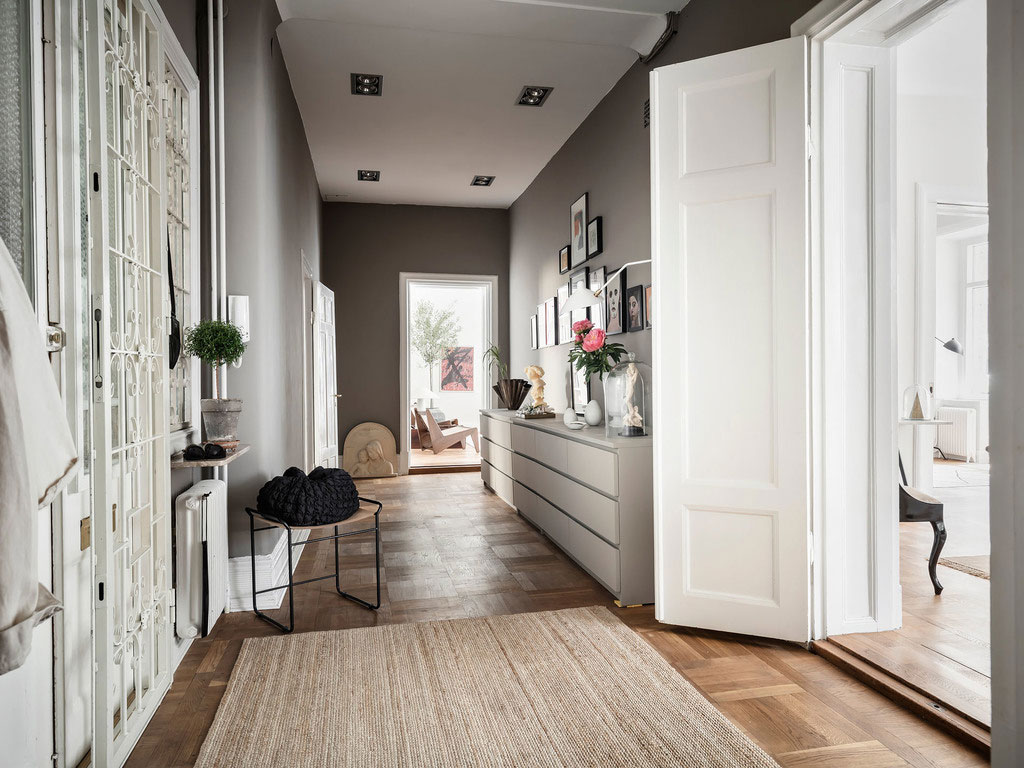 瑞典宽敞明亮的优雅公寓设计-34