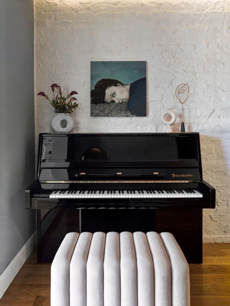 博斯普鲁斯海峡畔的复古绿公寓丨土耳其伊斯坦布尔丨Merve Kahraman 工作室-9