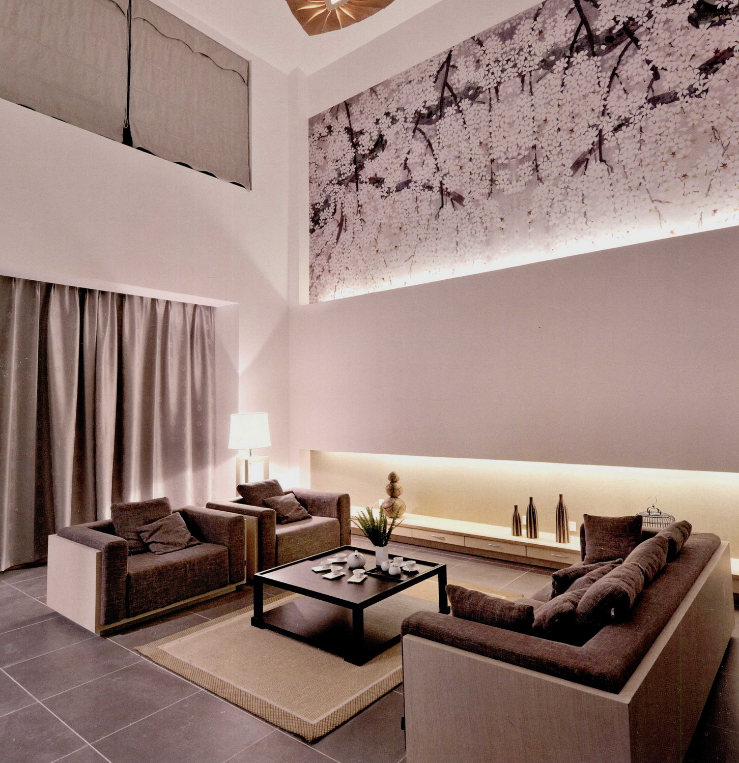 和风轻扬·卓卫东打造日本樱花般绚烂住宅丨三川设计事务所-9