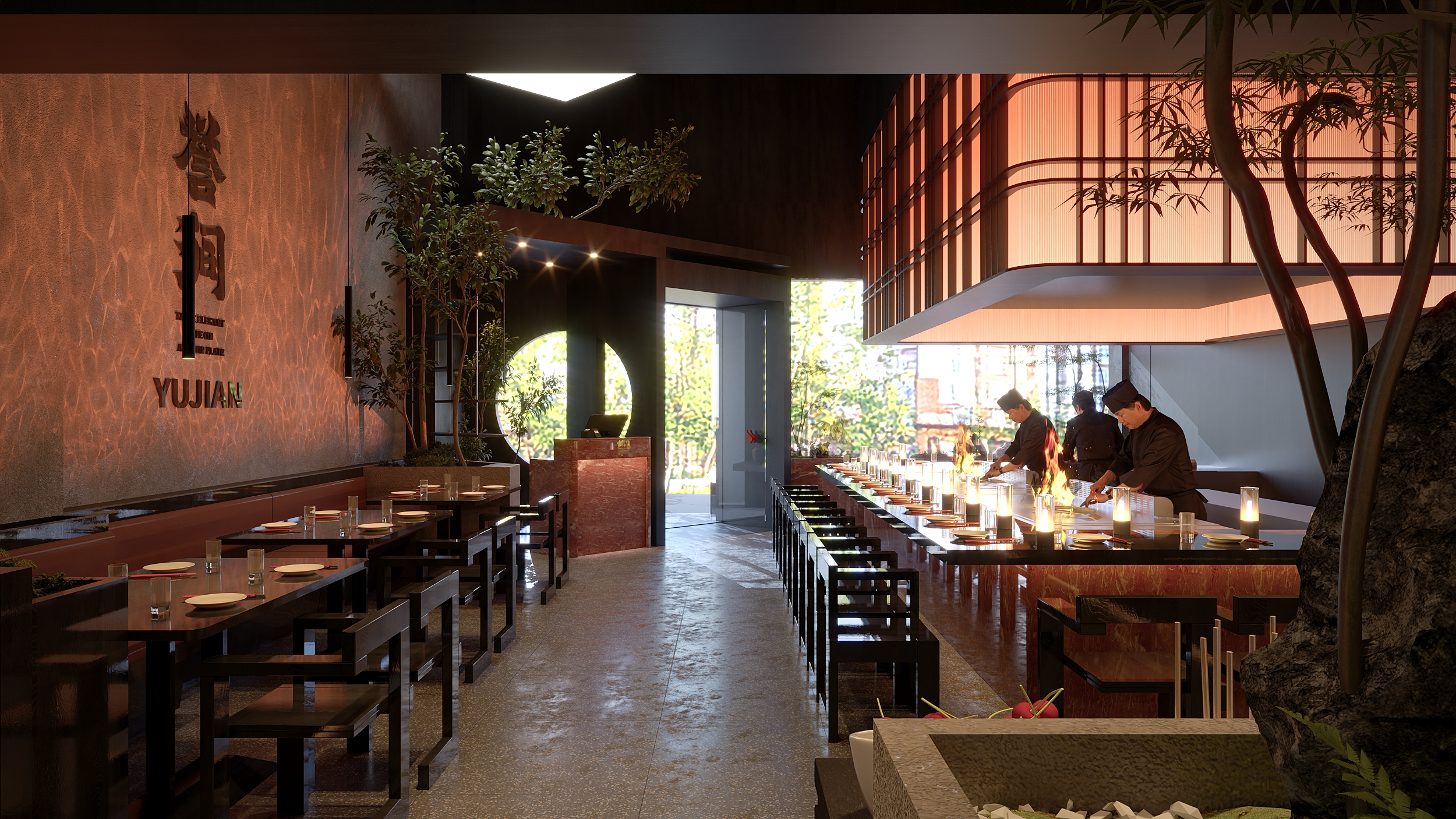 誉涧 日式铁板烧空间设计丨中国龙岩丨策设天合设计® CSdesign®-9