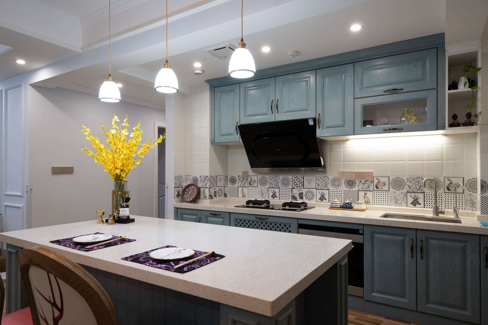 龙湖春生彼岸现代美式家居-16