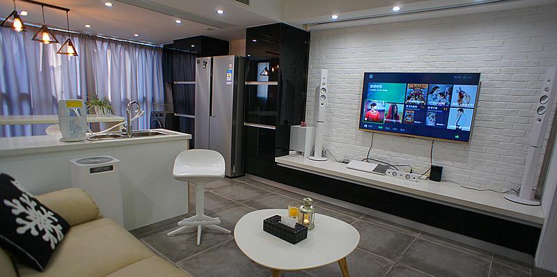 北欧简约风小户型设计 | 原木色与白色文化石的完美搭配-3