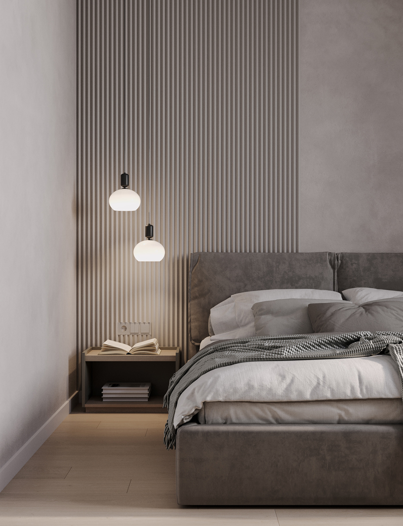 81㎡原木与灰 让简约更有格调！-15