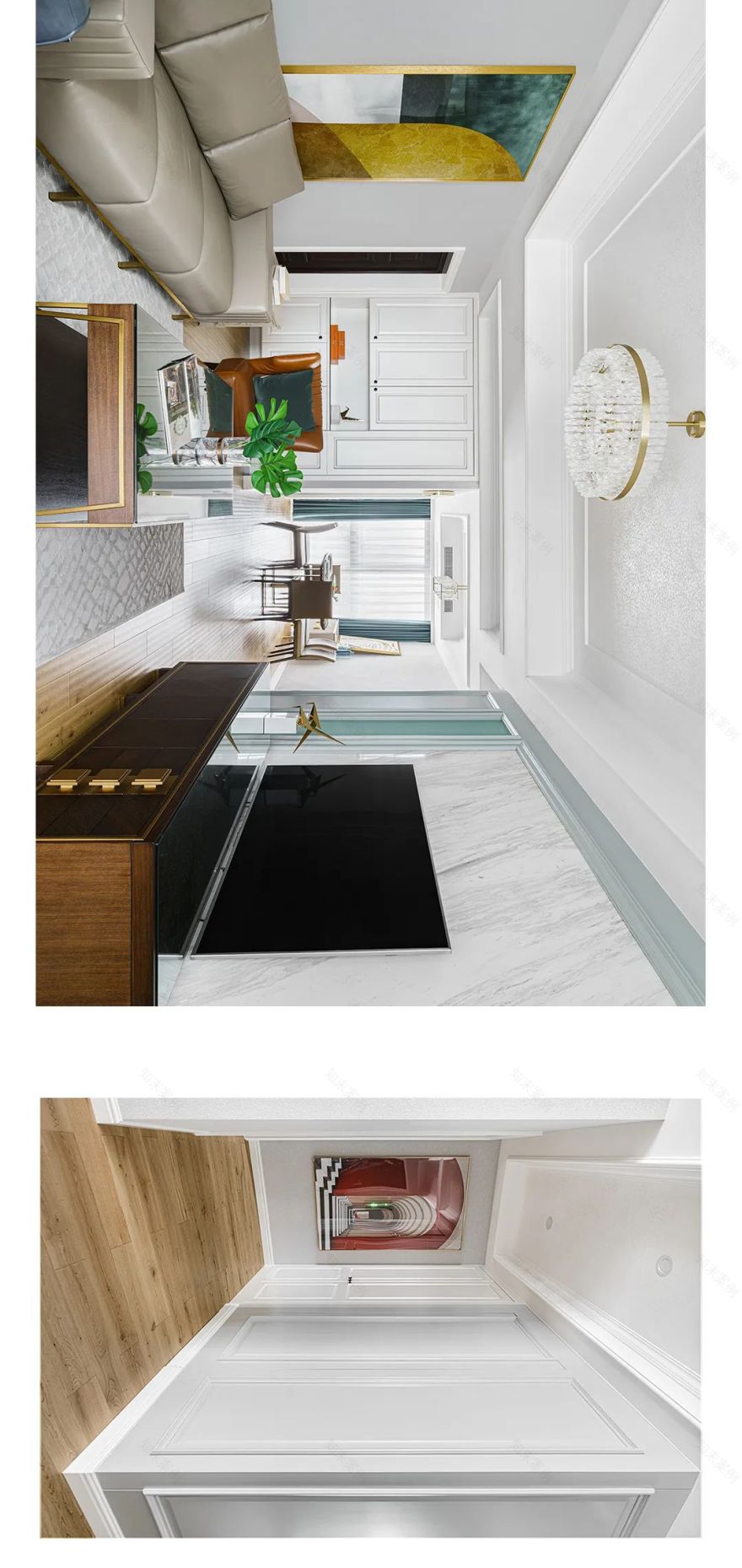 现代风格湖港名居,王俊打造 150㎡时光居所-11