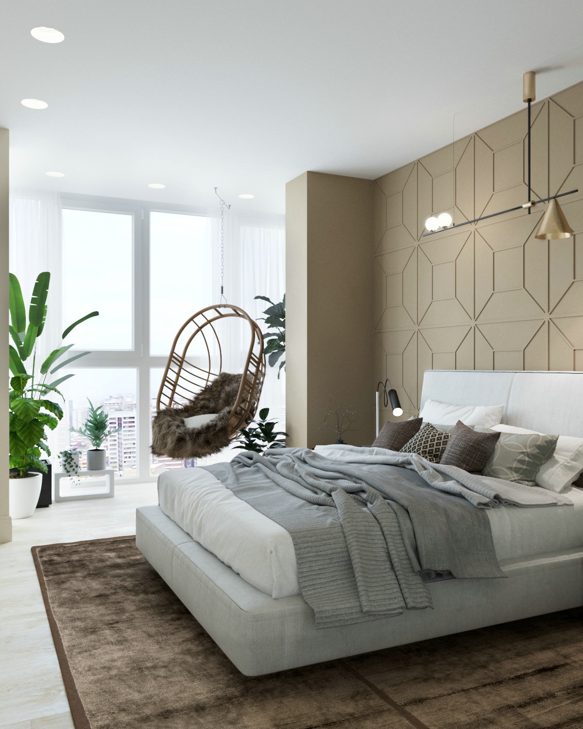 粉色系北欧风，少女心爆棚的设计-9