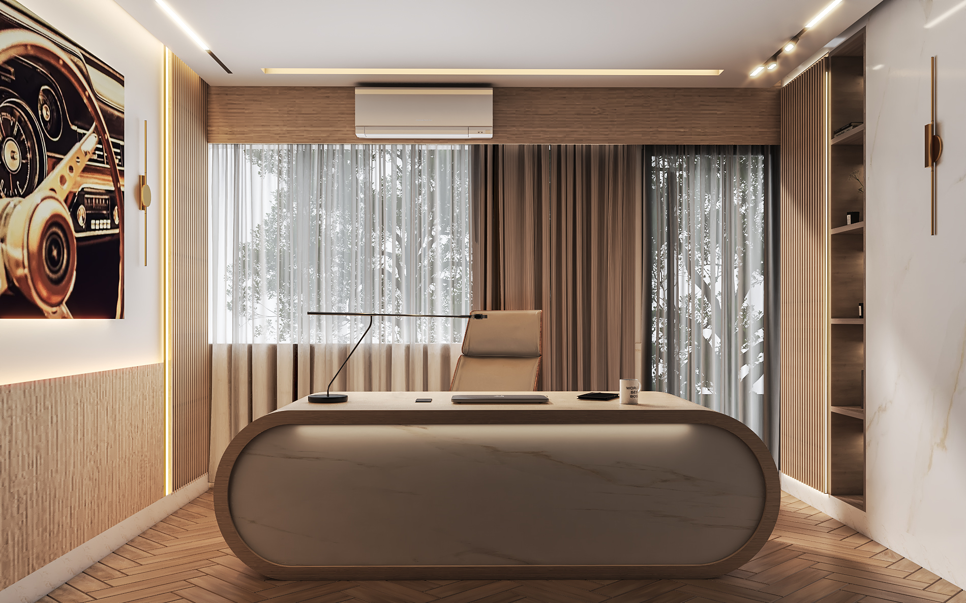 办公室室内设计丨沙特阿拉伯丨AHMED SEDIK-10