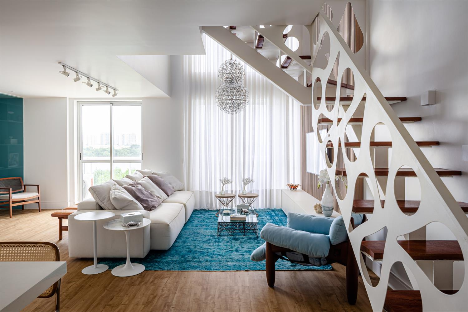 巴西里约热内卢几何美学公寓-2