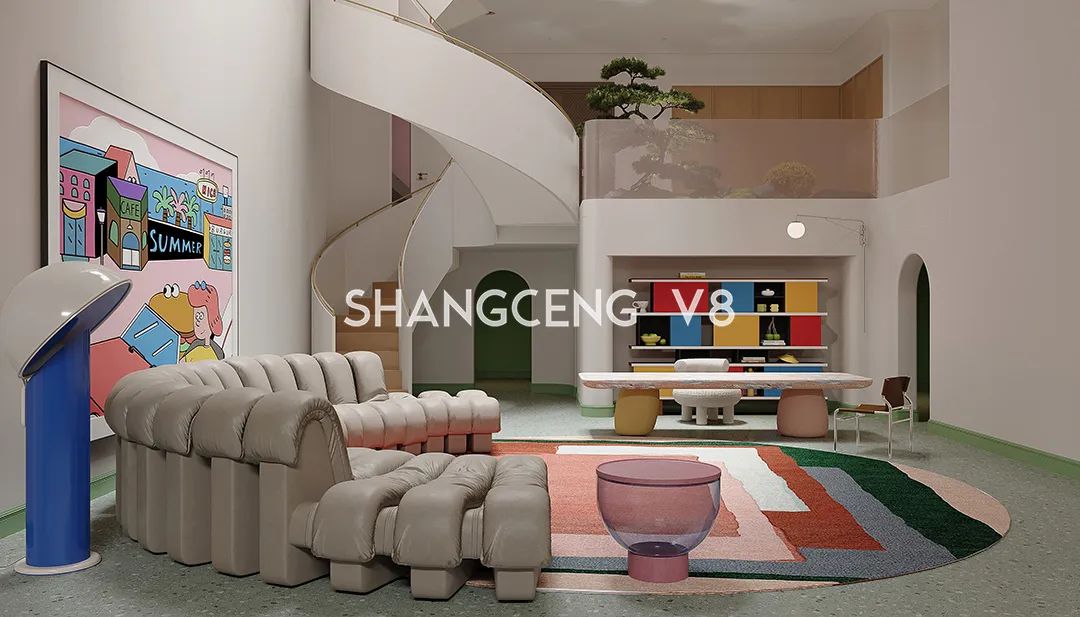 600㎡现代中古风 | 浪漫笔触下的时光宅邸-46