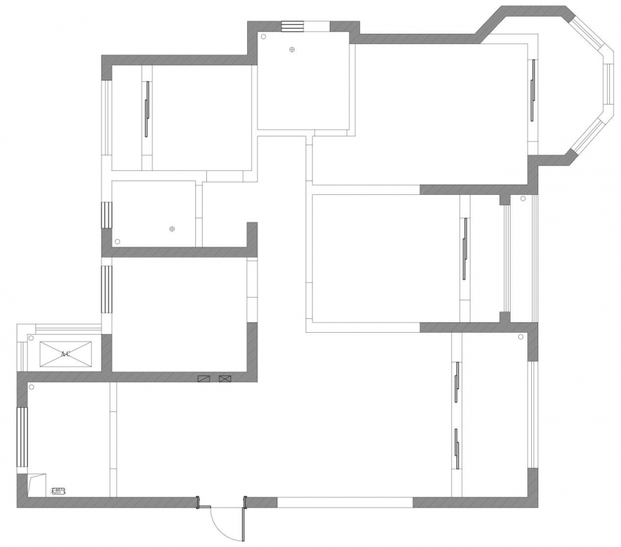 中南锦苑 140㎡新中式四口之家，优雅留白美学空间-14