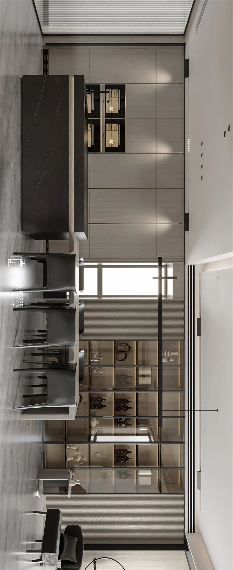 龙湖天钜底跃 · 现代简约 295㎡艺术新家丨青马别墅空间设计-53