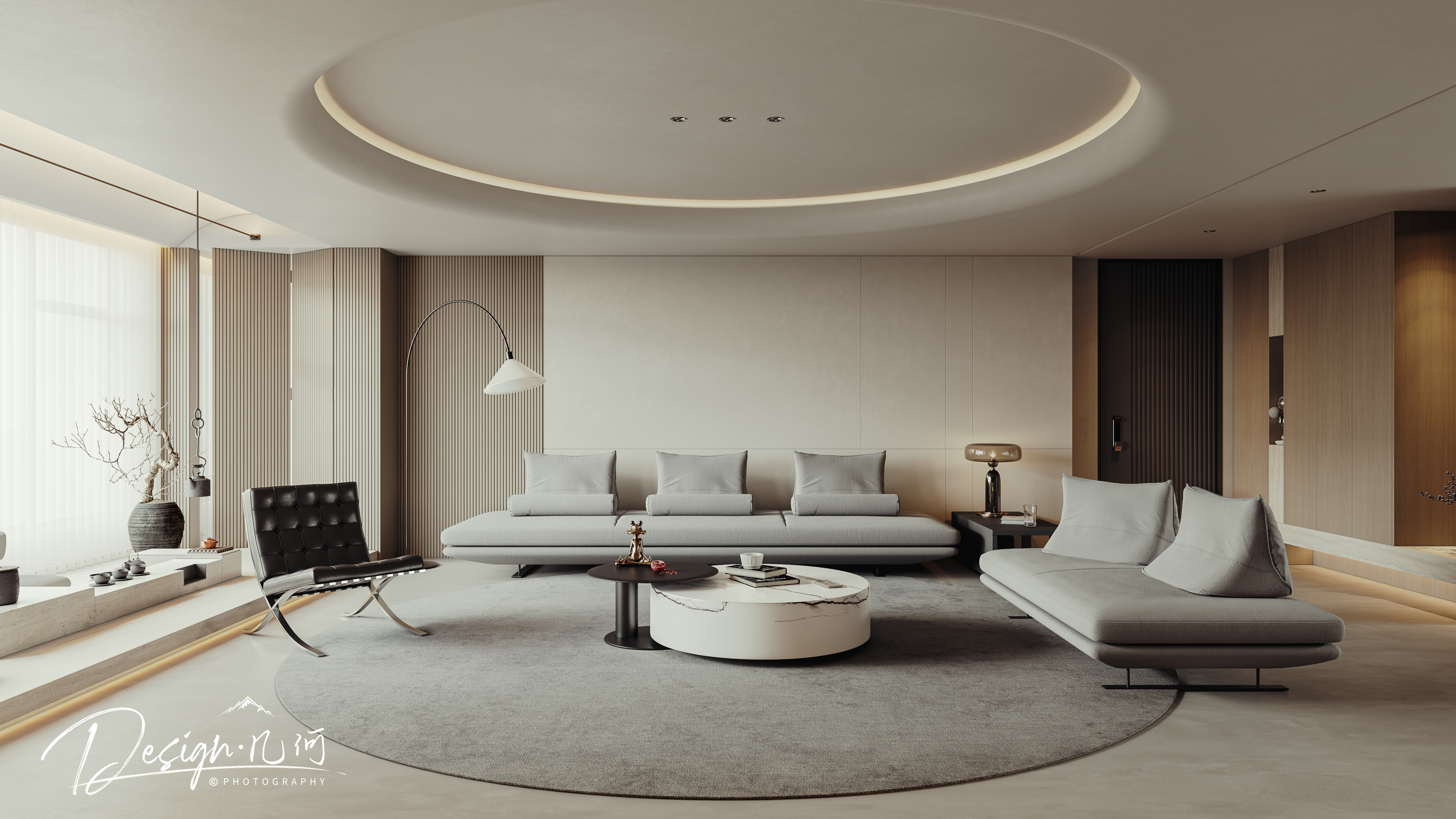 几何空间视觉表现 | 华润瑞府现代风-0