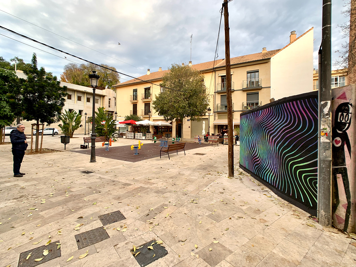 梦幻瓦伦西亚 · Blck Vbrtn 壁画装点圣塞巴斯蒂安广场-5