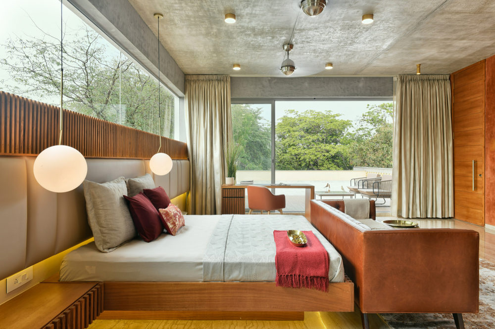 砖面具的房子 · 印度 Hyderabad 的退休住宅设计丨Baba Sashank,Vindhya Guduru-24