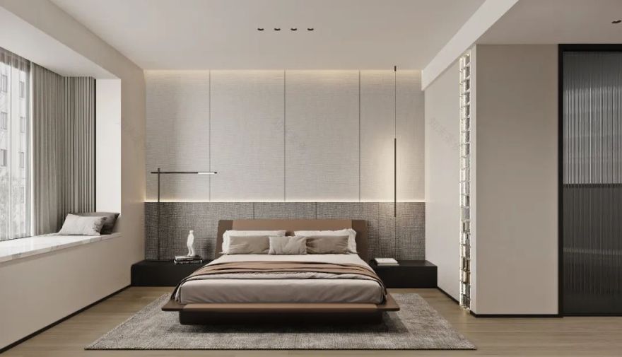 秋日中性色,新商大厦 120㎡户型设计丨铭星 A.F.C 设计&精造-28