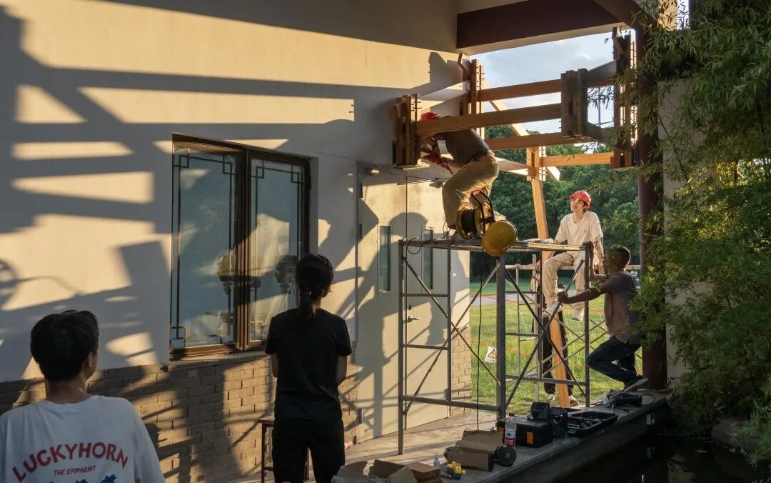 建城实践|2025年暑期工业竹搭建工作营浦口校区实验工坊自建活动成果展示-63