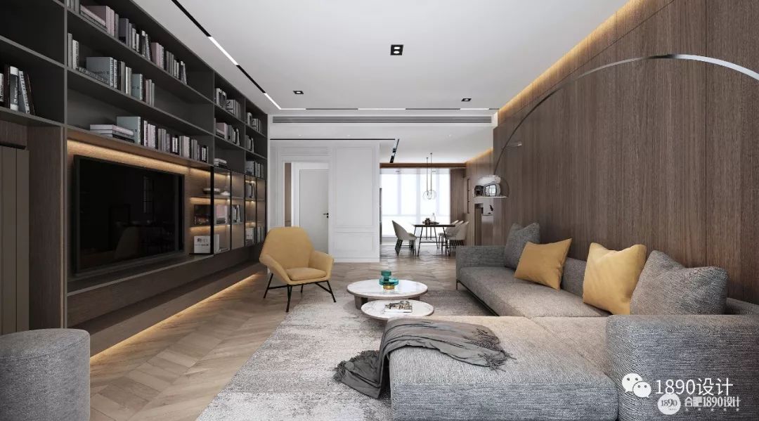 万科森林公园 242㎡通厅设计，折纸概念让空间更立体-93