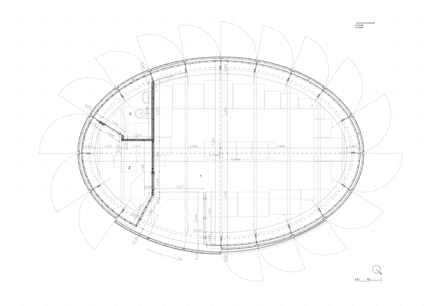 巴塞罗那临时绿色回收点 | 轻巧透明,融入街景-14
