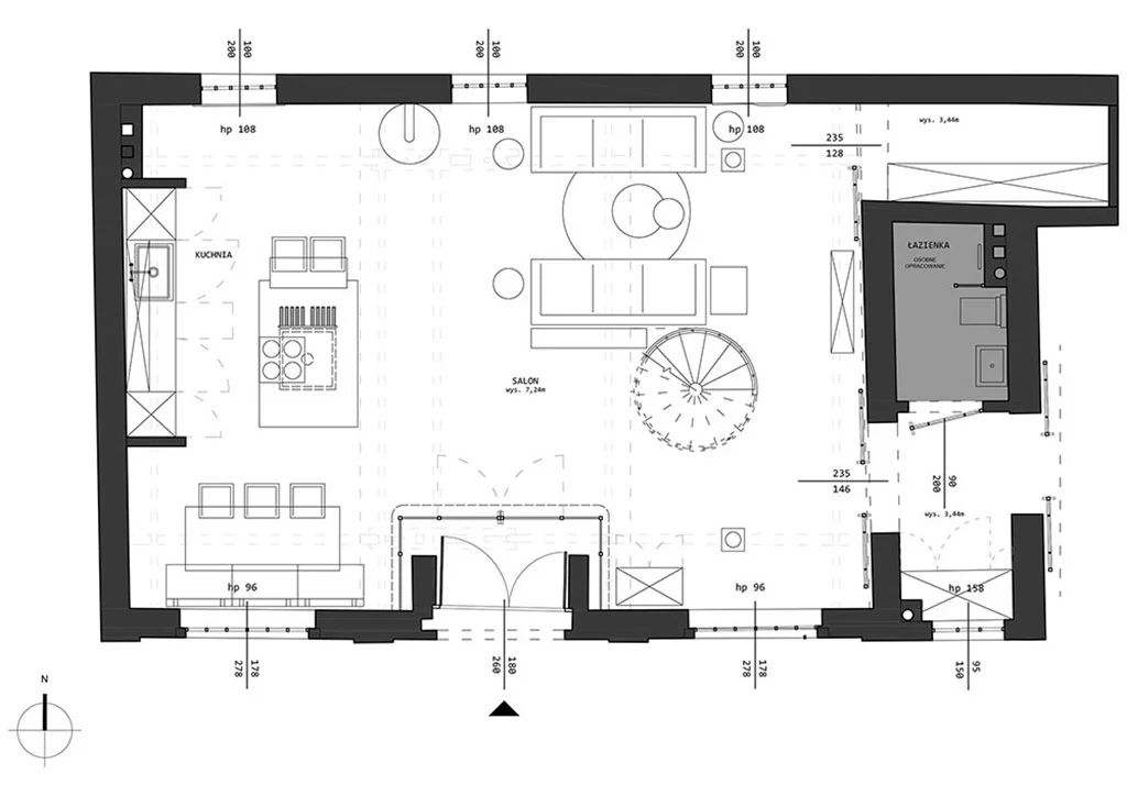 前水泵厂改造高端工业风住宅项目丨波兰波兹南丨Sikora Interiors 工作室-23