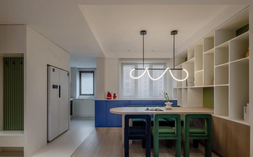 孟菲斯风格三代同堂温馨家居设计-11