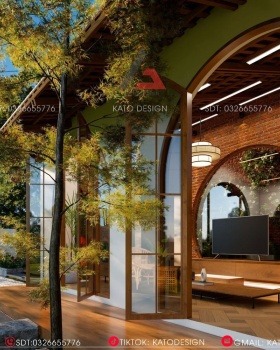 隆清屋（注：LƯƠNG THANH可能是人名隆清，具体需结合语境，若这不是人名，可能是其他特定名称，因缺乏更多背景难以更精准翻译） 丨KATO Thiết Kế