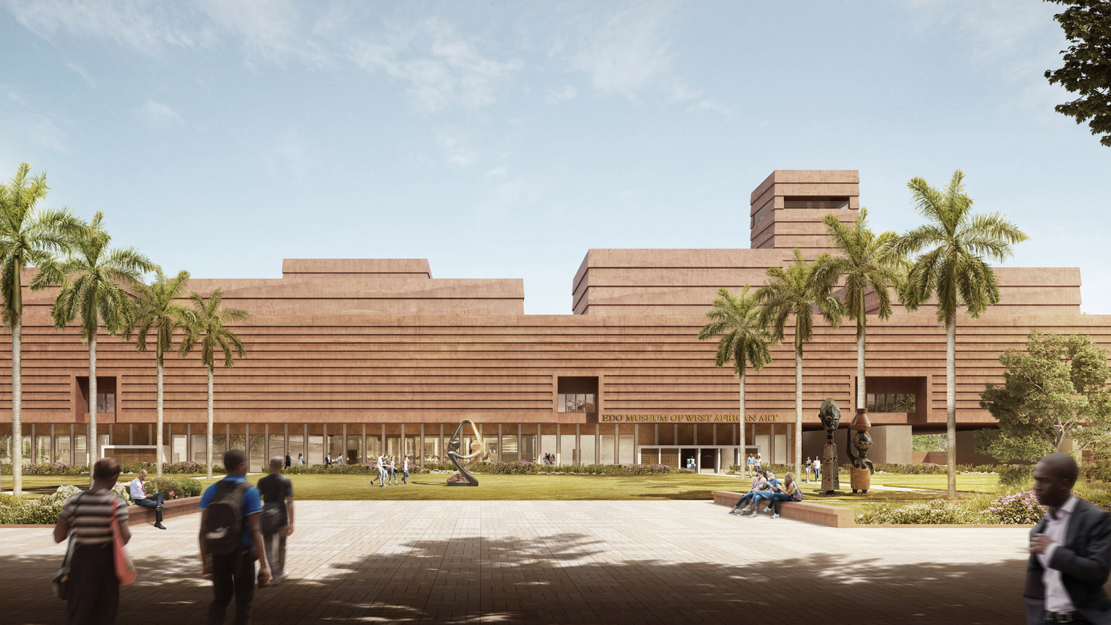 Adjaye Associates 呈现尼日利亚贝宁城西非艺术博物馆设计方案-0