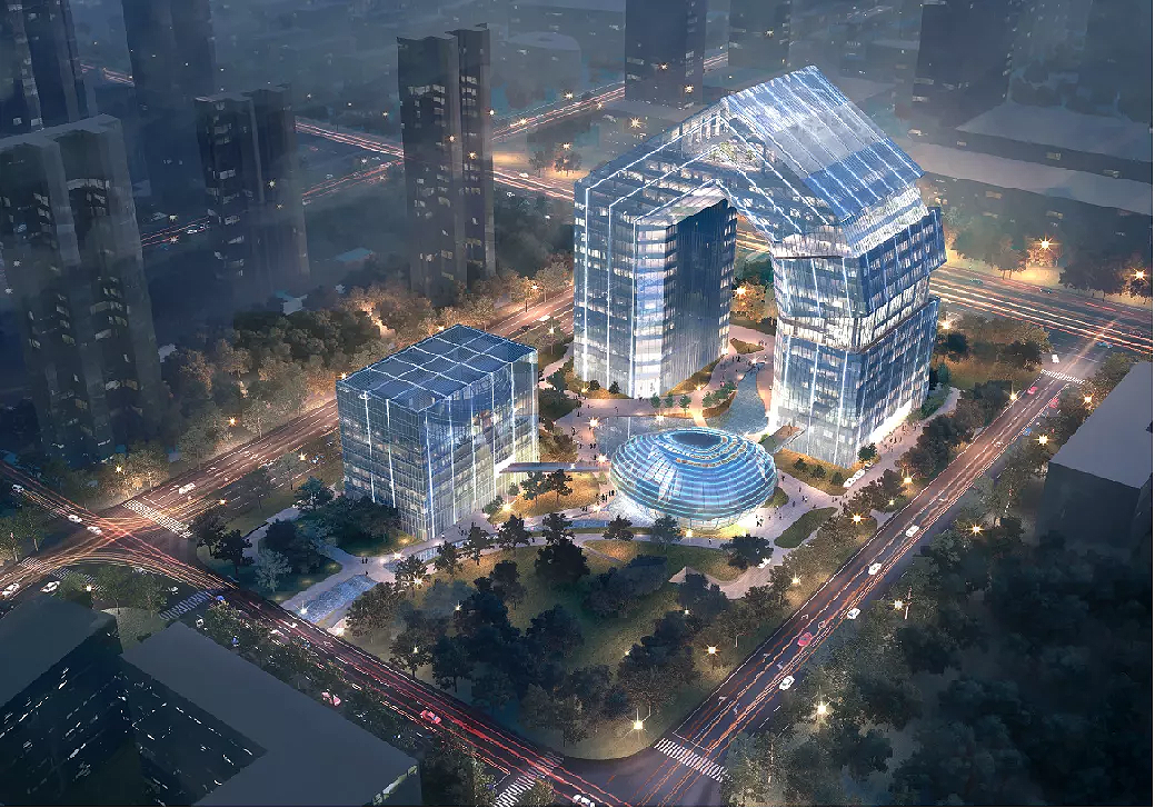 武汉硅谷小镇地标建筑丨中国武汉丨美国 SOM 建筑事务所-8