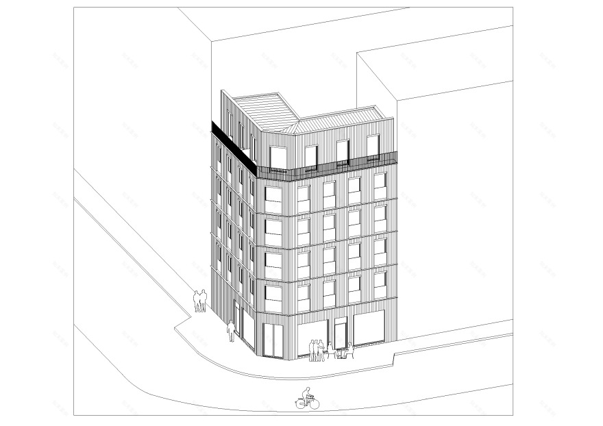 巴黎市中心木质住宅丨法国巴黎丨移动建筑事务所-52