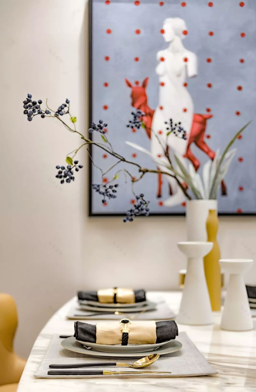 温婉北欧风,维米尔配色打造艺术之家-64