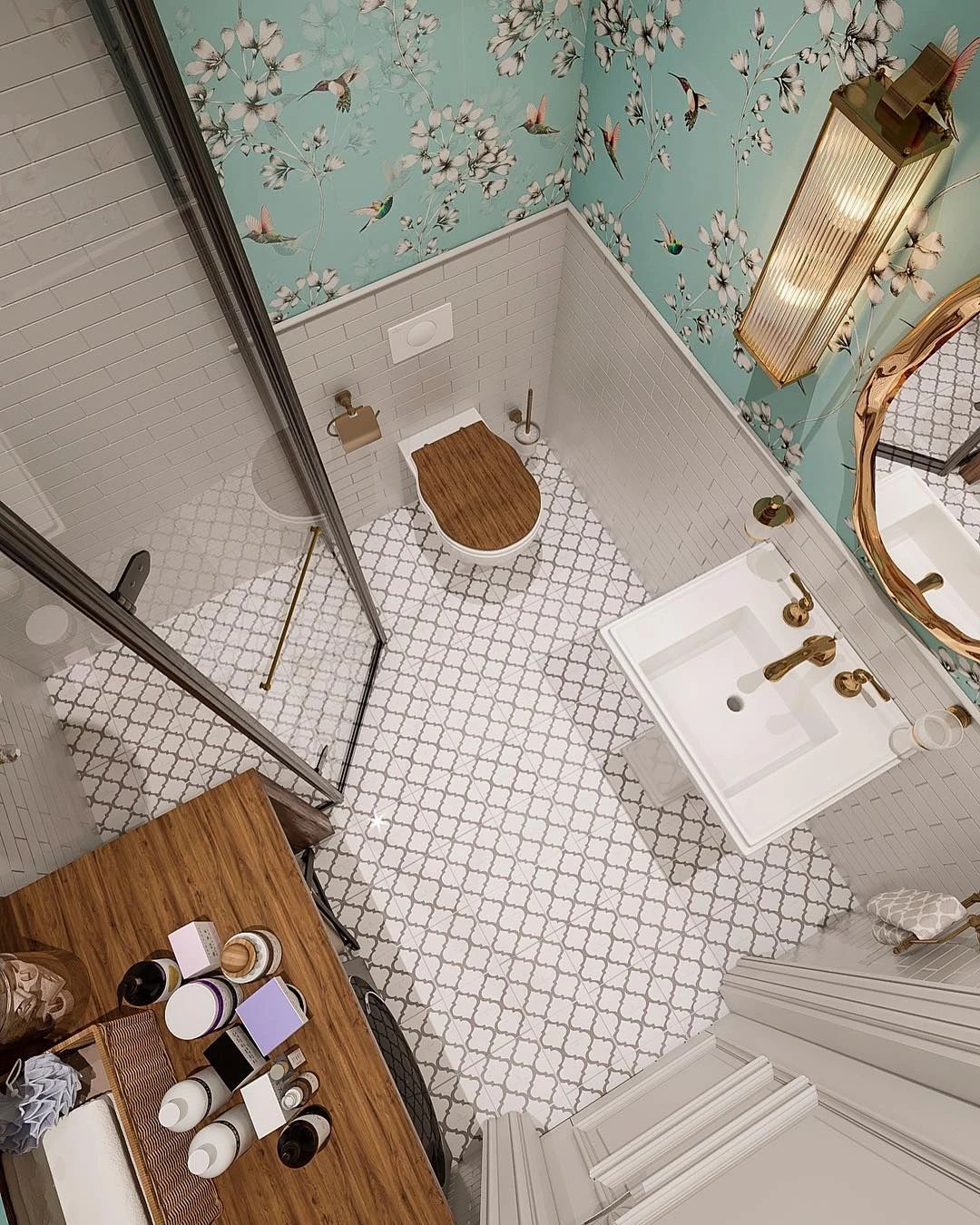 复古小宅室内设计丨BYCHKOV-29