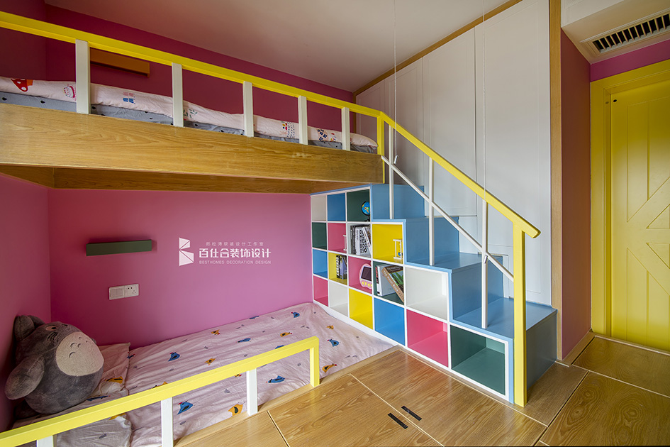 《时光倾城》 | 一家七口的多功能温馨家居设计-13