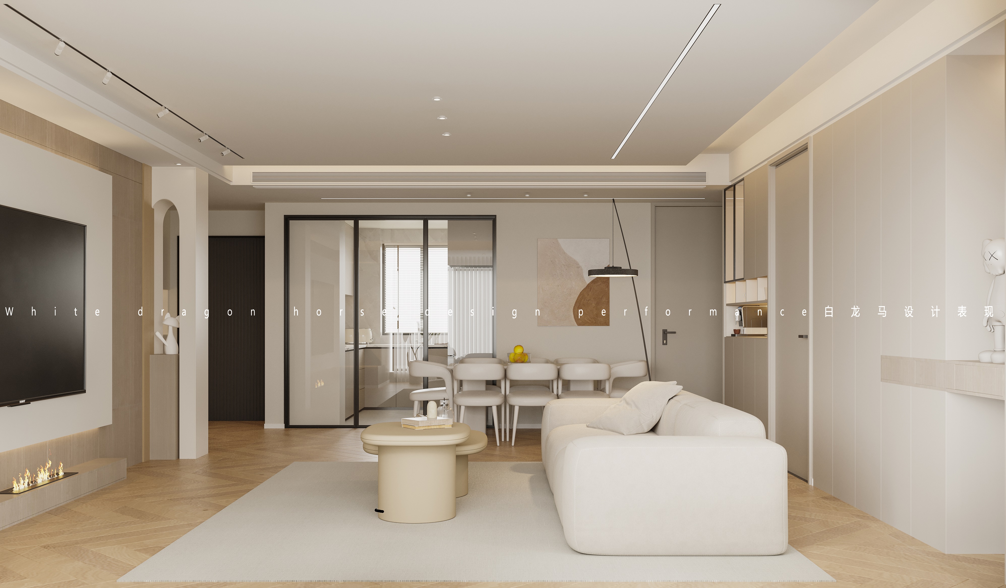 极简奶油风——白龙马效果图-7