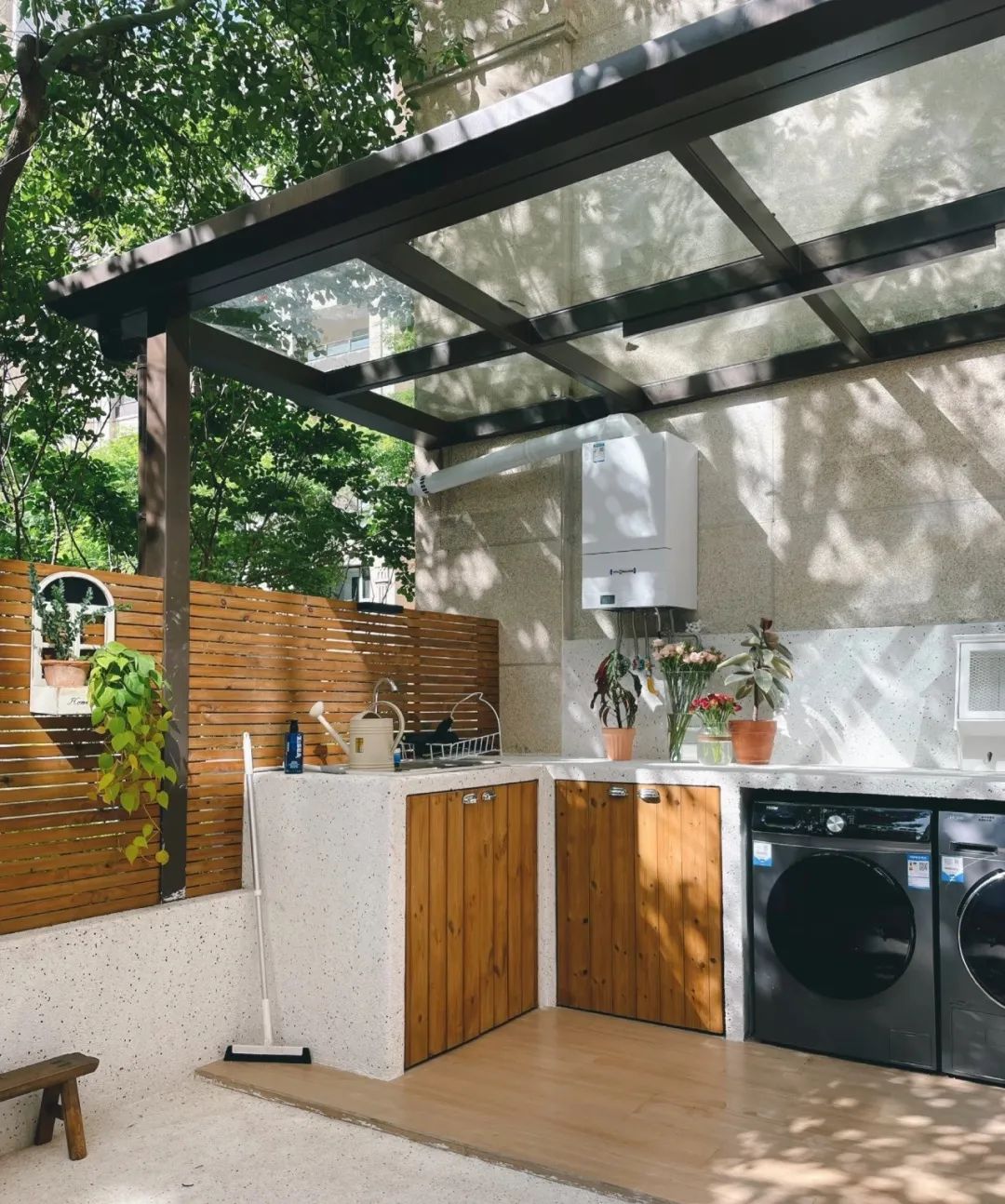 一楼院子大变身,打造浪漫法式梦幻花园丨中国重庆丨上海东町景观设计-14