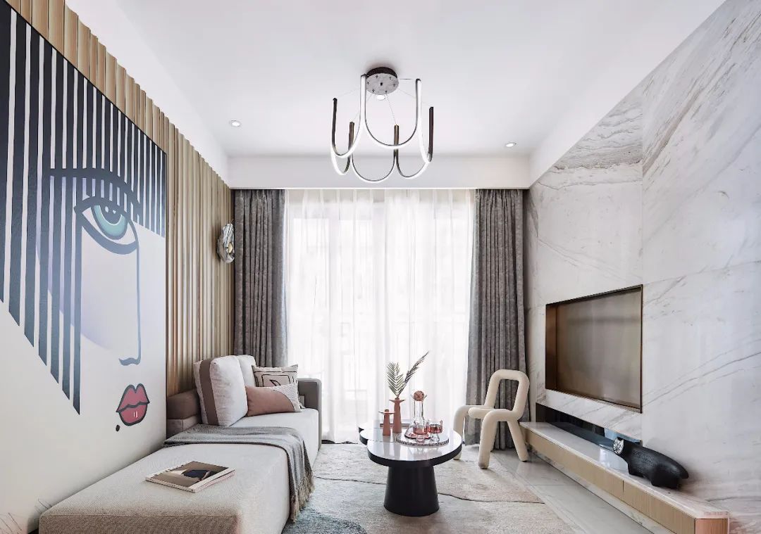 昆明天誉城售楼处与样板房 | 现代简约与爱马仕橙的碰撞-64