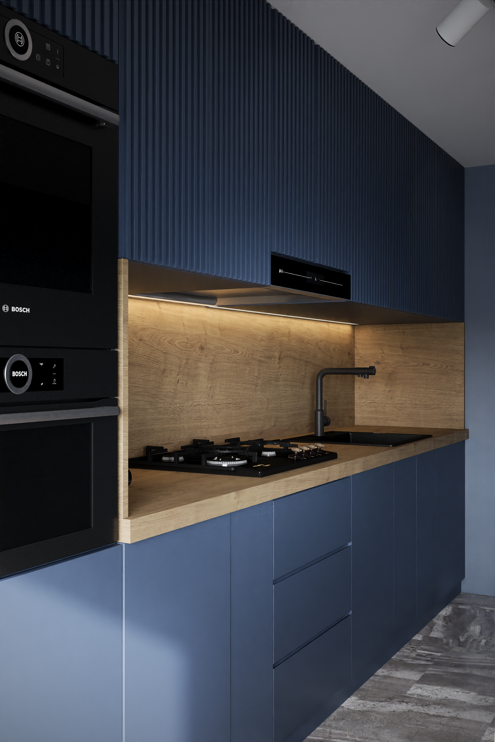 Гостинная частного дома 120кв-6