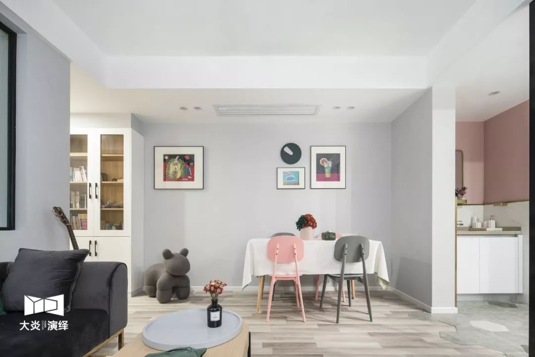 极简北欧婚房,零距离互动生活空间-85